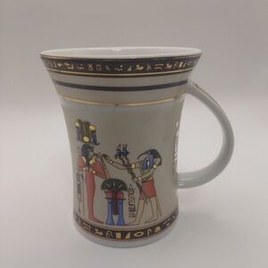 Fathi Mahmoud Limoges Egyptian Revival Mug Coffee Cup Collectible‎ Decor